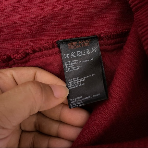 BDG By Urban Outfitters Candid Burgundy Corduroy Pinafore Dress Size S - Picture 10 of 11